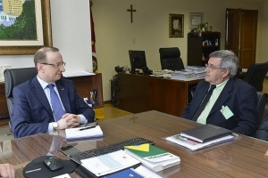 Reunião com o presidente do Tribunal de Contas esteve na agenda - Foto: Divulgação 