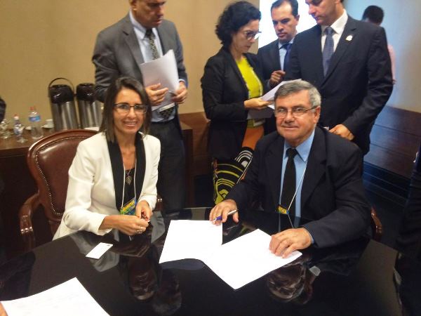 Presidente Cardinal e Patrícia Audi